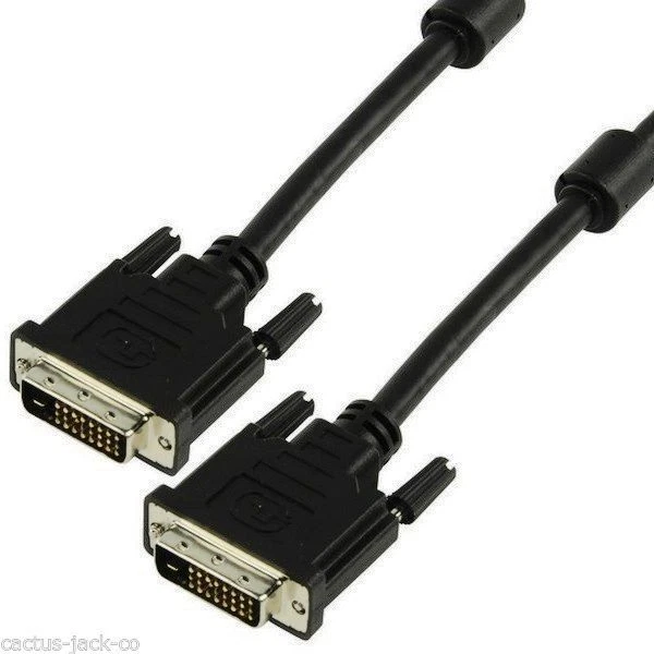 NEW HIGH QUALITY 1.8M METRE DIGITAL VIDEO DUAL LINK DVI-D MALE-MALE - Image 1 of 1