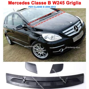 Mercedes Classe B W245 Griglia Plastica Nera Sotto Parabrezza Nera Completa 3Pz - Foto 1 di 12