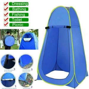 Pop-Up Privacy Tent Portable Outdoor Camping Shower Toilet Changing Room Hiking - Picture 1 of 12