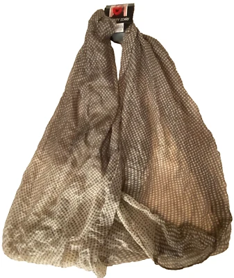 Bufanda estilo infinito Charlotte Daniel talla única bronceada con puntos de color crema Foto 1 de 4