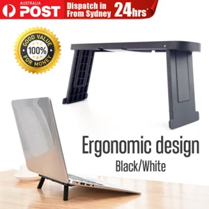 6mm Laptop Stand Riser Compact Portable Anti-Slip Feet Sleek Compatible AU - Picture 1 of 11