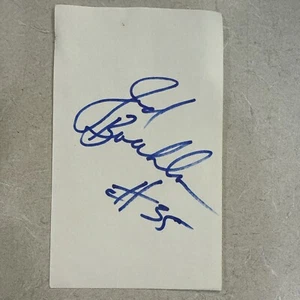 Jud Buechler signed 3 x 5 Karteikarte Chicago Bulls 3 x NBA Champion handsigniert - Bild 1 von 3