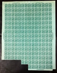 MOMEN: US STAMPS #RB11b REVENUE SHEET OF 210 MINT OG H LOT #92062** - Picture 1 of 3