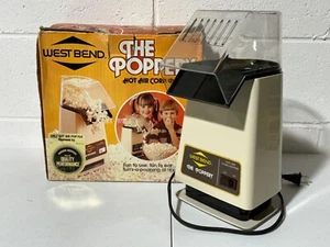 West Bend Vintage THE POPPERY 5459 Hot Air Popcorn Popper Tested Works Pop Corn - Picture 1 of 14