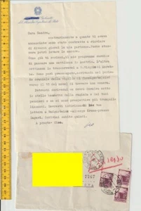 GABINETTO DEL MINISTRO SEGRETARIO DI STATO 1950 lettera viaggiata corrispondenza - Bild 1 von 1