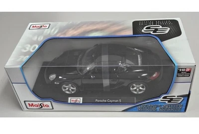 Maisto Black Porsche Cayman S Coupe Car Special Edition 1:18 Diecast Model NEW - Image 1 of 4