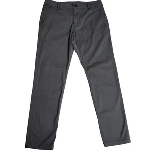 BirdDogs Boom Mens 32x30 Gray Chino Pants Flat Front Performance Stretch - Picture 1 of 8
