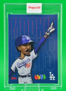 2021 Topps Project 70 Mookie Betts di Blue The Great Encapsulated #412 Dodgers - Foto 1 di 3