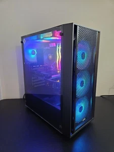 Custom RGB Gaming PC I7-9700F 4.6GHz 16GB RAM 3000MHz 6GB RTX 2060 1TB SSD WIFI - Picture 1 of 11