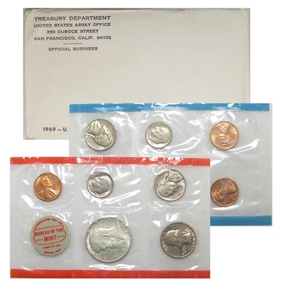 1969 U.S. Mint Set - Image 1 of 2
