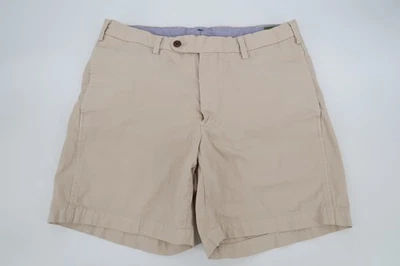 Sid Mashburn Men's 32 Beige Chino Shorts Flat Front Cotton 7" Khaki - Image 1 of 4