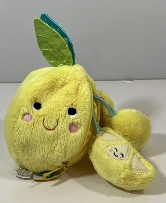 Juguete Manhattan Limón Cremallera con Rebanadas Bebé Sonajero Arrugado Juguete Peluche Foto 1 de 4