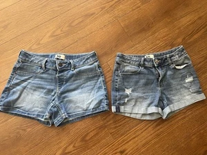 Girls SO Shortie Shorts Lot Both Size 12  - Picture 1 of 3