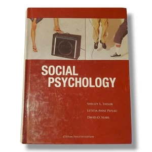 Social Psychology Custom Book Twelfth Edition Shelley E Taylor - Picture 1 of 1