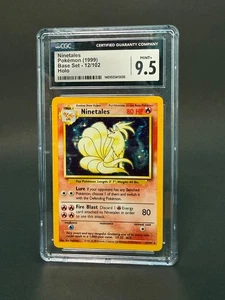 Base Set Pokémon TCG Ninetales CGC 9.5 - Picture 1 of 1