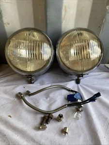 1934 Chevy Master HEADLIGHT ASSEMBLIES Original GM pair Guide Tiltray - Picture 1 of 7