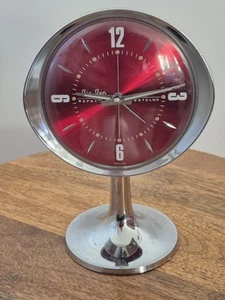 Vintage Westclox Big Ben, Space Age Alarm Clock, Made In Scotland. Red/Chrome. - Picture 1 of 1
