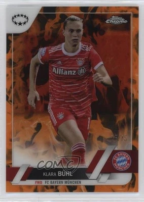 2022 Chrome UEFA Women's Champions League Inferno Refractor /75 Klara Buhl Bühl - Image 1 of 2