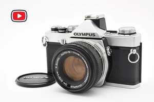 [Exc+5] Olympus OM-1N 35mm Silver BodyFilm Camera + F.ZUIKO 50mm f/1.8 JAPAN#138 - Picture 1 of 13