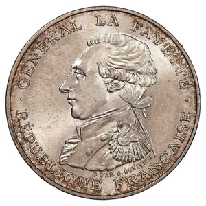 France - 100 francs 1987 Égalité - La Fayette SUP argent F.455/2 Gad.902 KM.962 - Picture 1 of 2