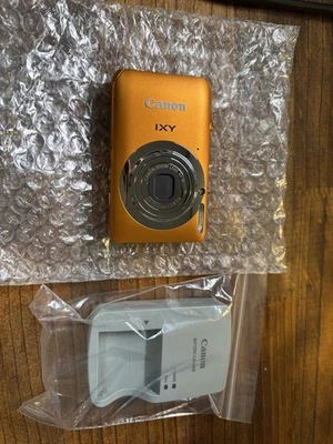 Cámara Canon IXY 210F Naranja Compacta Usada Excelente Estado Foto 1 de 4