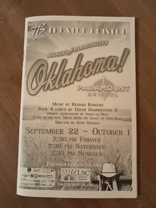 Oklahoma Playbill Paramount Bristol Tennessee Theater Bristol - Bild 1 von 5