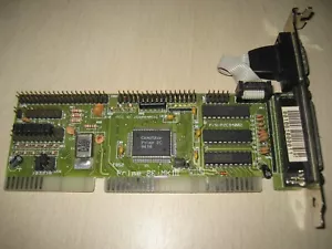 ISA PC/AT Multifunction 2*COM LPT FDC IDE ATA Floppy Hard Drive Controller Card - Bild 1 von 2