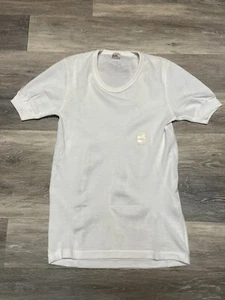 Vintage Damart Large White T Shirt Never Worn New Size M - Picture 1 of 6