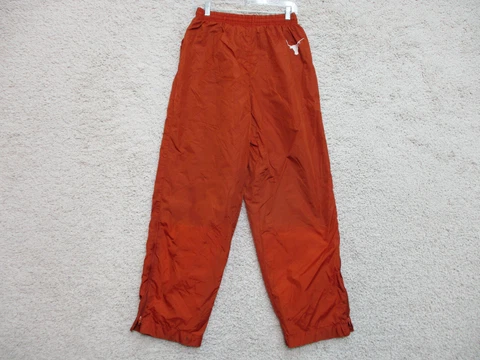 Texas Longhorns Pants Medium Adult Orange Athletic Ankle Zip Windbreaker Mens M Cover