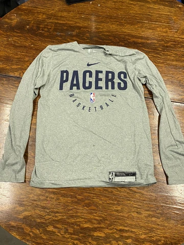 Nike Pacers  Dri Fit Long Sleeve Shirt AR5748-728 Men’s Sz S Gray Cover