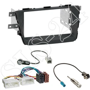 Kia Sorento II XM Facelift ab10/2012 Doppel 2-DIN Blende+ISO Adapter+Antenne SET - Picture 1 of 1