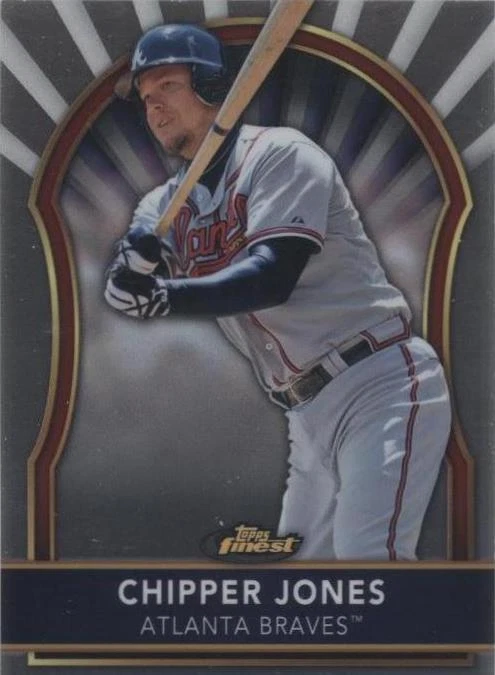 2011 Topps Finest - Chipper Jones #16