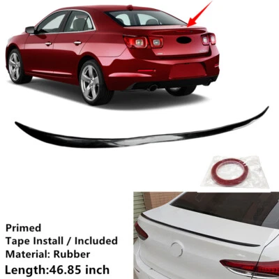 46.85'' Fit For Chevrolet Malibu 2013-2015 Universal Rear Trunk Lip Spoiler Wing Foto 1 de 4