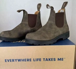 Blundstone 585 Classic Women's  size 6 Chelsea Boots in Rustic Brown NEW IN BOX - Picture 1 of 5
