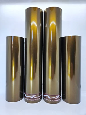 Графические обложки вилок глянцевые черно-золотистые наклейки GASGAS EC XC 200 250 300 - Изображение 1 из 4