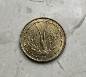 1972 Western African States 25 Francs - Picture 1 of 2