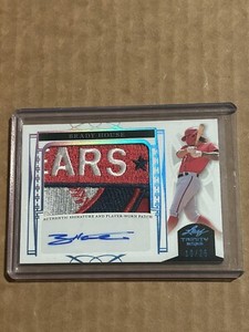 Brady House 2022 Leaf Trinity Jumbo LOGO PATCH AUTO /25 NATIONALS