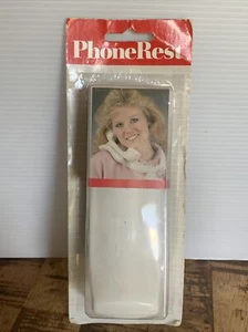 Vintage Transworld Phonerest White - Shoulder Rests Made In USA - Zdjęcie 1 z 4