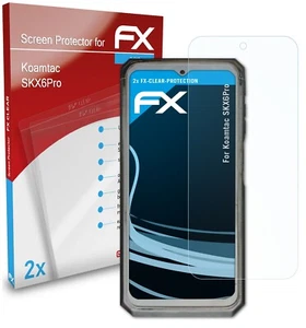 atFoliX 2x Película Protectora para Koamtac SKX6Pro transparente - Imagen 1 de 8