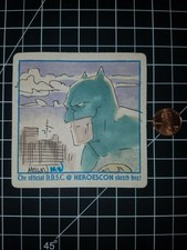 Batman Sketch Card Coaster by Kevin Mellon and Matt Wilson