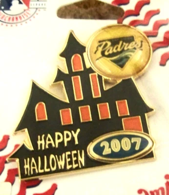 2007 San Diego Padres Halloween Haunted House pin SD MLB - Image 1 of 4