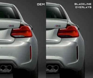 BMW M2 & M2 Competition F87 Rear Reflector Decal Sticker by Goldenwrench - Picture 1 of 8
