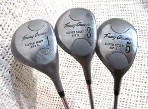 Tommy Armour 835 s SILVER SCOT (1-3-5) 3Pc Wood Set RH ~ Reg Flex Steel Shafts - Picture 1 of 8