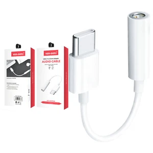 Adaptador de conector de audio auxiliar Ven-Dens para USB-C a 3,5 mm VD-ADP006 - Imagen 1 de 24