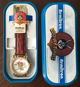 Reloj de golf raro vintage Armitron Looney Tunes Tasmanian Devil para hombre - nuevo - Imagen 1 de 5