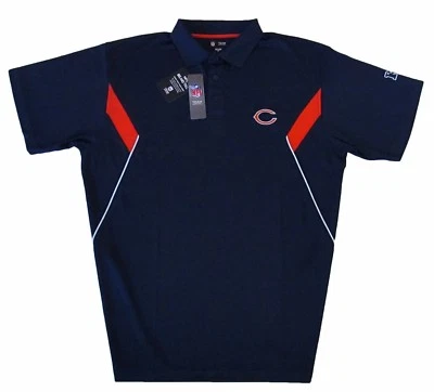 Polo de conferencia de la NFL Chicago Bears para hombre - tallas grandes y altas - nuevo con etiquetas - azul marino Foto 1 de 2