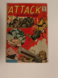 ATTACK : THE BATTLE CRY OF WAR Charlton Publications 1962 Special Edition Comic - Picture 1 of 12
