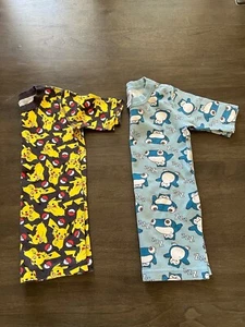 hannah andersson Pokemon boys pajama tops Short Sleeve lot of 2 Size 10 - Picture 1 of 9
