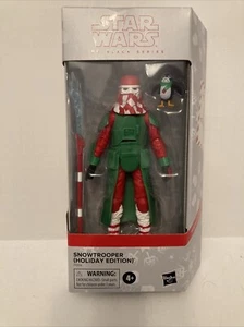 Figura Walmart Hasbro Star Wars: The Black Series Snowtrooper Holiday Edition 6" - Imagen 1 de 6
