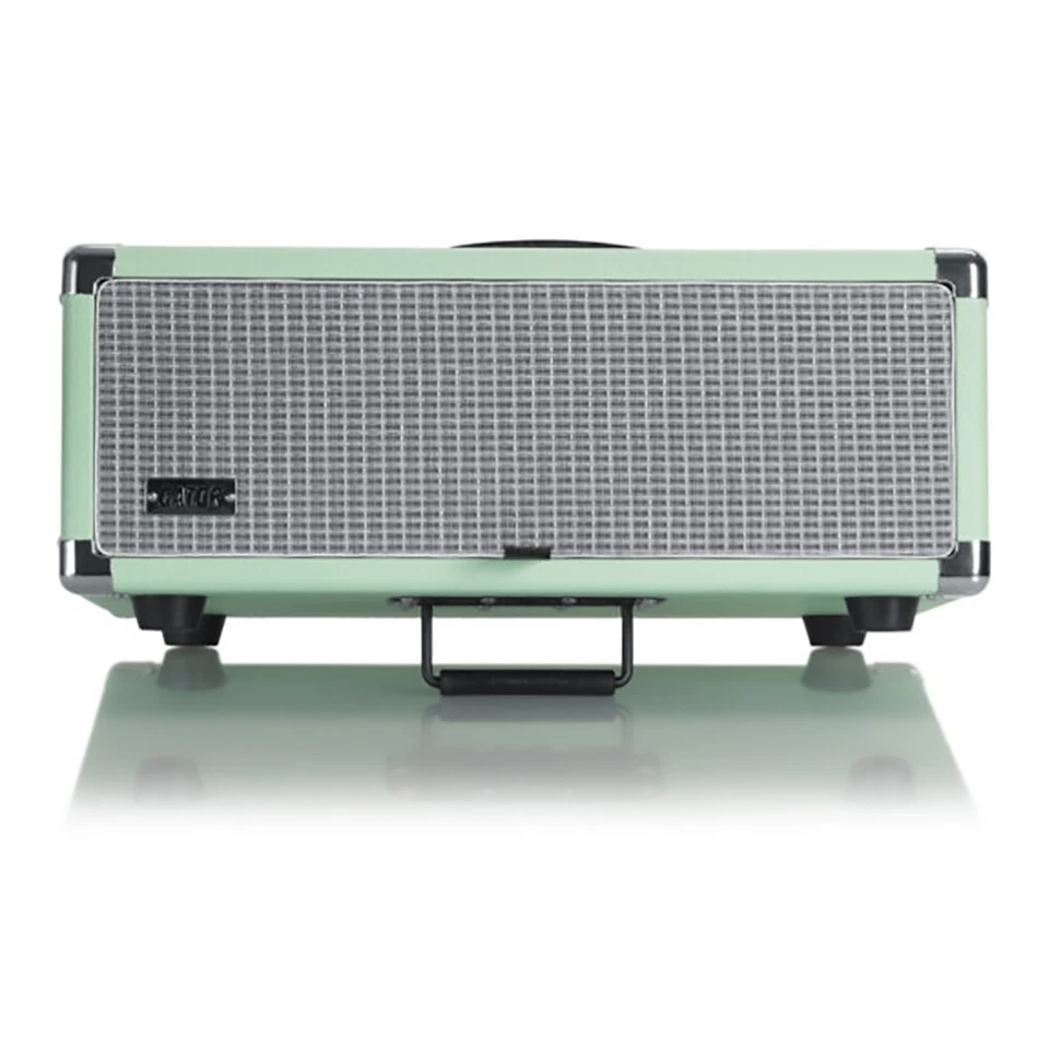 Gator Cases Retro GR-RETRORACK-3SG Vintage Amp Vibe Rack Case, 3U Seafoam Green - Image 1 of 4